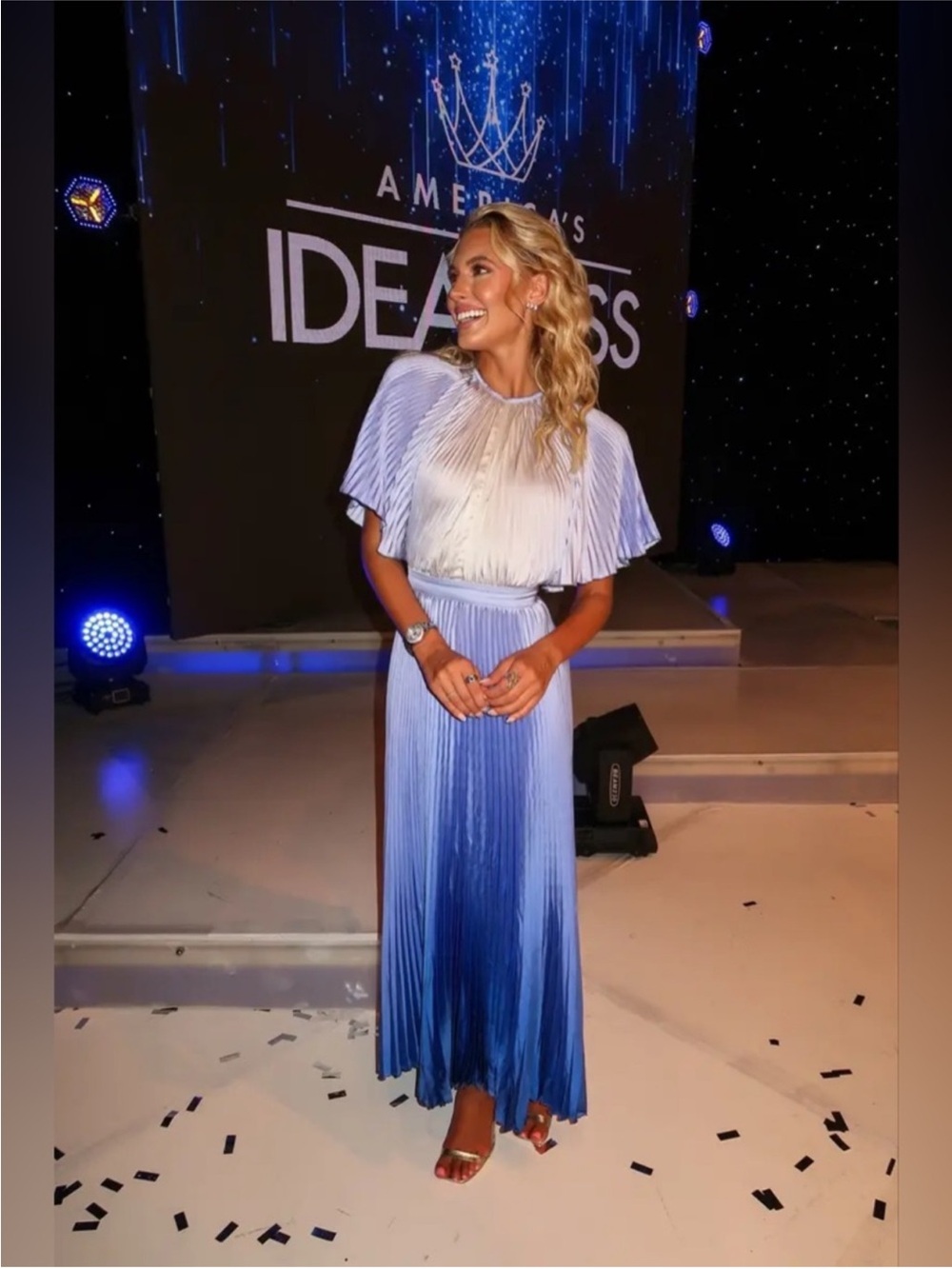 L'Idee Orchestra Gown Blue Ombre